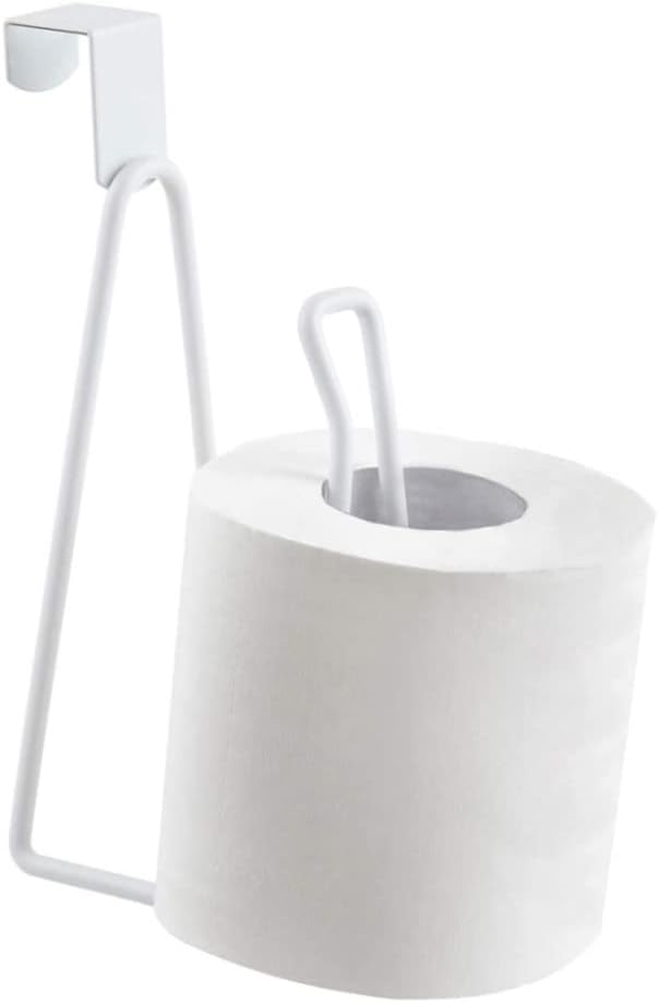 Wedhapy Toilet Paper Holder Over The Tank - White