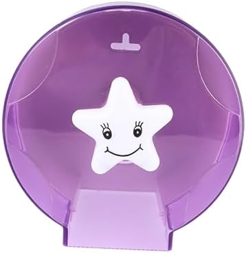 Alipis Purple Toilet Tissue Box with Translucent Visual Design