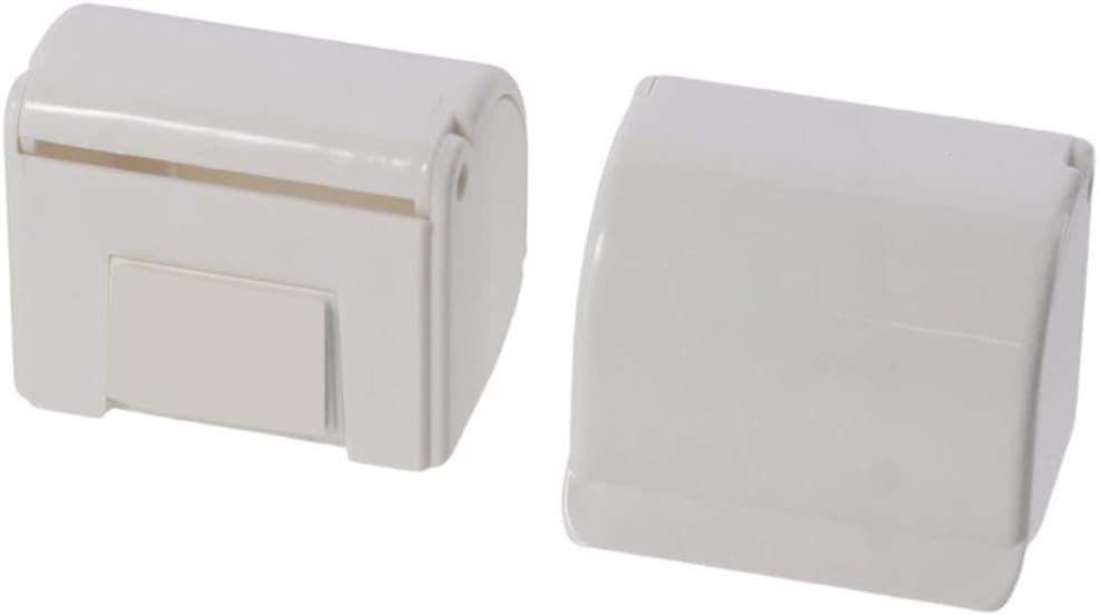 2 Pcs White Reusable Shower Razor Holder Storage Hook