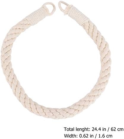 FOYTOKI Hanging Toilet Paper Holder with Rope Wall Mount