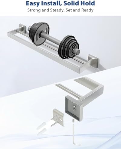 Alise Double Towel Bar 22 Inch Brushed Nickel
