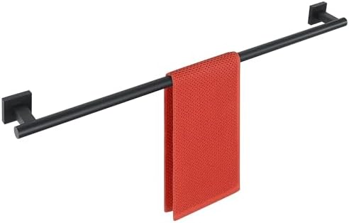 Alise 32 Inch Matte Black Towel Bar for Bathroom