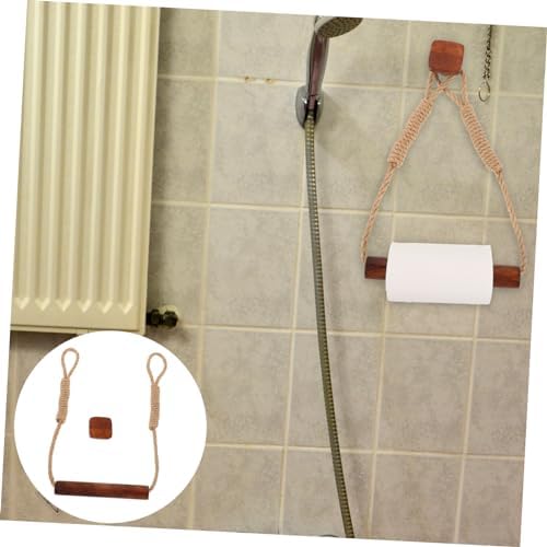 GANAZONO Wall Mounted Toilet Paper Holder Decorative Rack 1