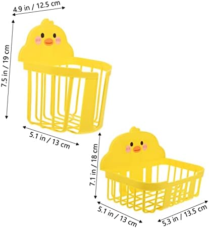 HYTROVE 2Pcs Cartoon Wall Mount Toilet Paper Holders