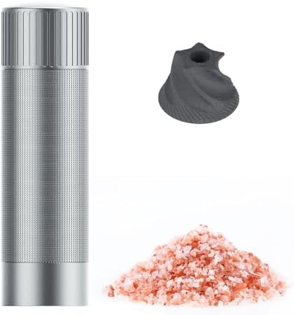 WhiteRhino Professional Salt Pepper Mill with 12 Settings
