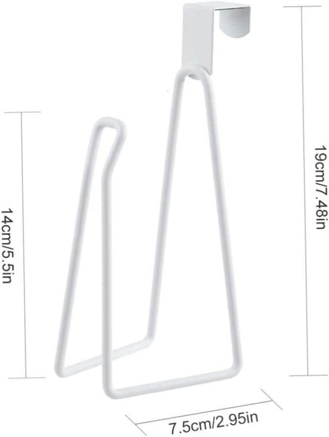 Wedhapy Toilet Paper Holder Over The Tank - White