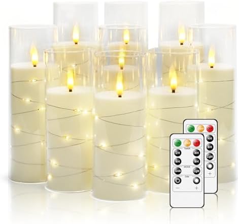 Nimiko Flameless LED Candles with Remote Control