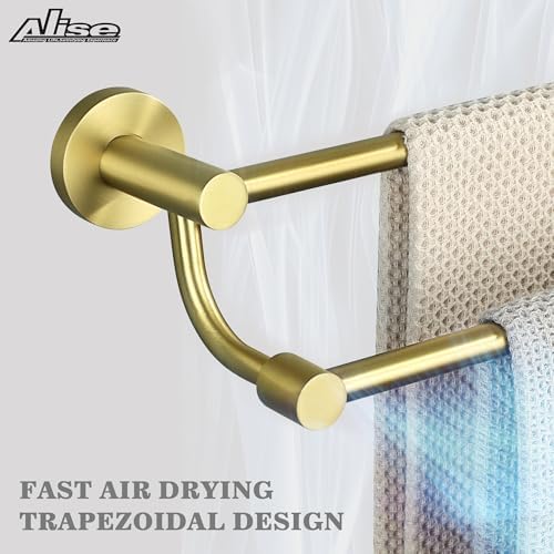 Alise 24 Inch Brushed Gold Towel Bar