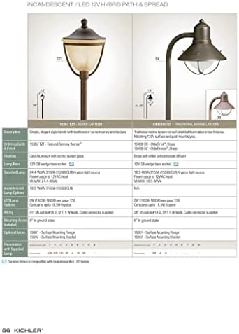 Kichler 15438OB Seaside Path Light 1-Light 12V