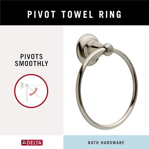 Delta Porter Hand Towel Holder Brushed Nickel 1