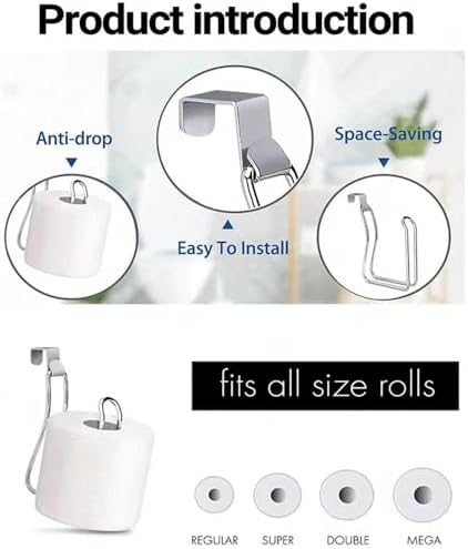 Chrome Toilet Paper Roll Holder 1pcs
