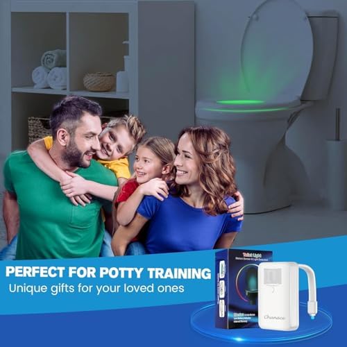 Chunace Toilet Bowl Night Light with 16 Colors