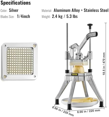 VEVOR Heavy Duty Vegetable Chopper with 14 Blade