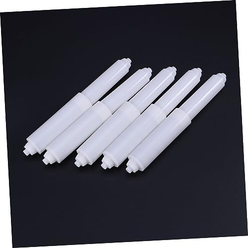10pcs Plastic Toilet Paper Roll Holder with Spring Load