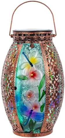 VEWOGARDEN Dragonfly Solar Lanterns for Outdoor Decor