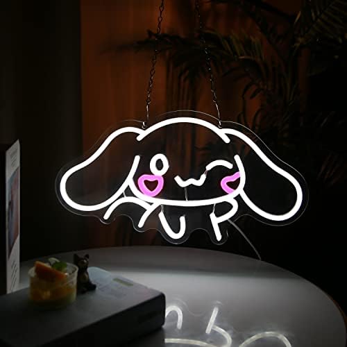 SHINEMYWAY Cinnamoroll Neon Sign USB Powered Wall Art