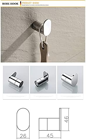 TYZK Robe Hook and Shower Shelf Set