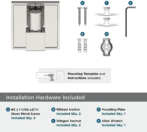 Amerock BH36070PN Polished Nickel Robe Hook