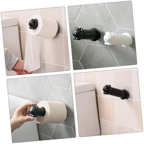 NUOBESTY Cat Wall-Mounted Paper Roll Holder