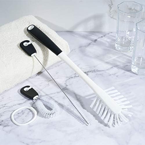 MOSOLAN 3-in-1 Water Bottle Cleaning Brush Set