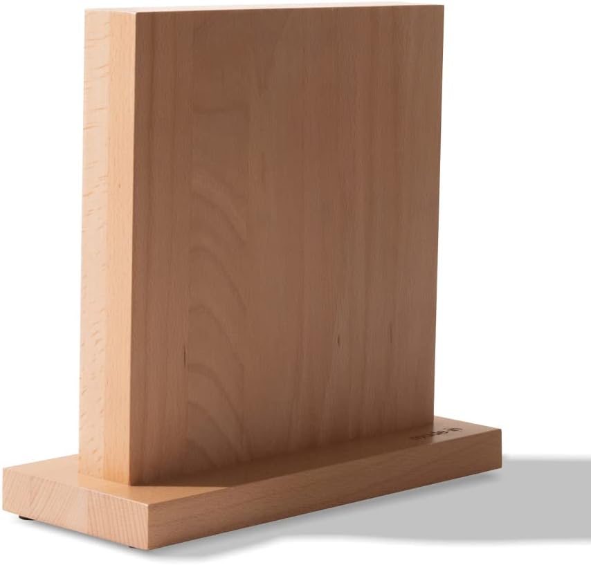 Made In Magnetic Knife Block - Italian Beechwood