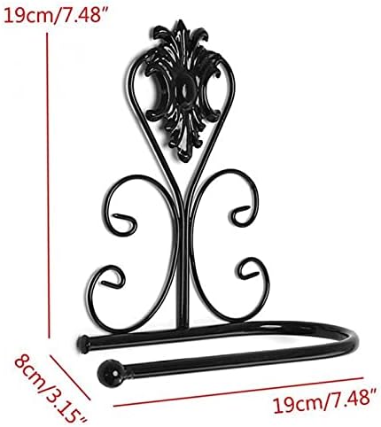 YAOLUU Toilet Paper Holder Retro Iron Style 1
