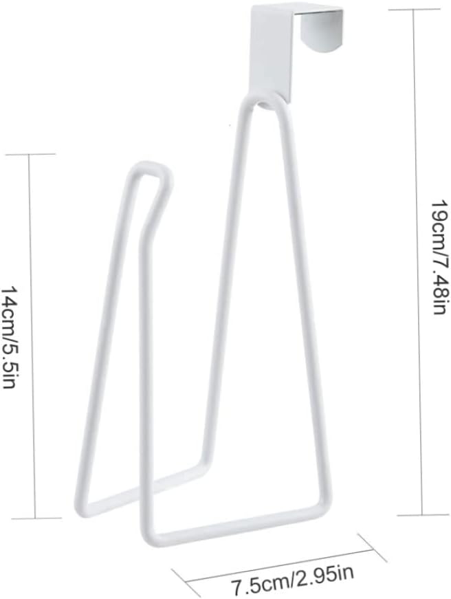 Wedhapy Toilet Roll Holder Over Tank - White