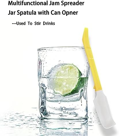 Barbaar Silicone Jam Spreader with Can Opener 2-Piece Set