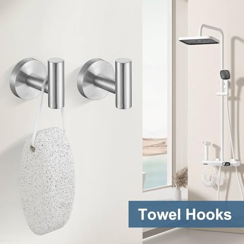 5 Piece Brushed Nickel Towel Bar Set