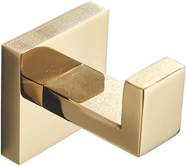 TYZK Gold Bathroom Hardware Set with Towel Rail and Robe Hook