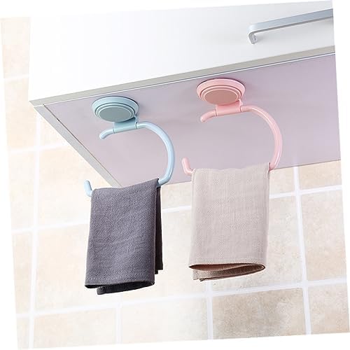 NUOBESTY 1Pc Nail Wall Mounted Tissue Holder Nordic Blue Design