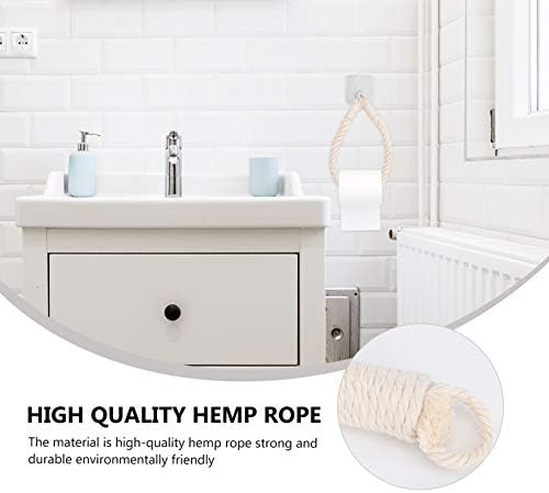 COHEALI Rope Toilet Paper Holder Wall Mount
