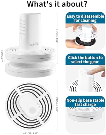 Fieemoo Fruit and Vegetable Washing Machine with OH-Ion Technology