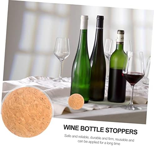 4 Pcs Yellow Wooden Wine Bottle Stopper Tiki Kit