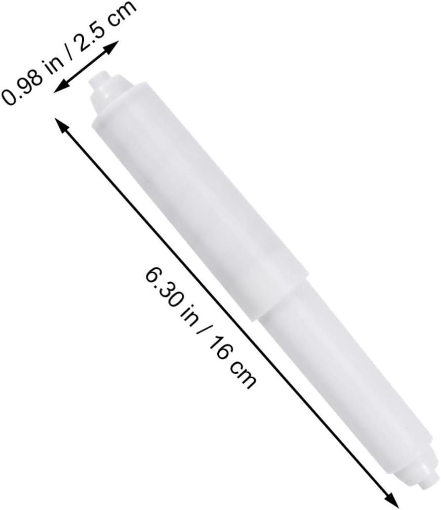 10pcs Plastic Toilet Paper Roll Holder with Spring Load