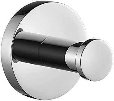 Modern Polished Silver 304 Stainless Steel Coat Hook