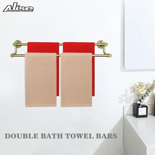 Alise 24 Inch Brushed Gold Towel Bar
