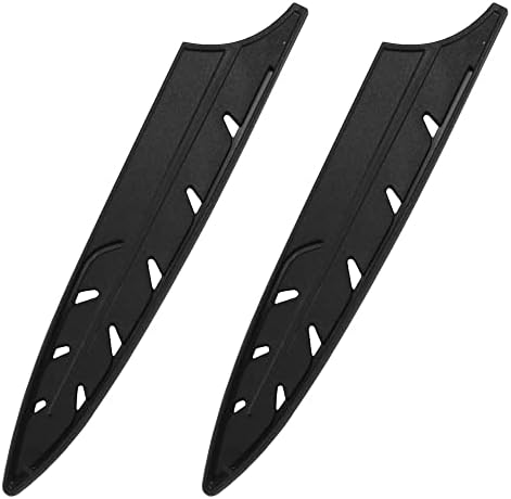 XYJ 2pcs Safety Knife Covers Black Sheath for 8 Slicing Knife