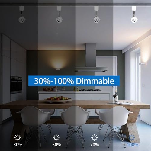 EAGLOD Dimmable 8W LED Track Light Heads - 10 Pack White