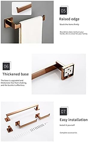 TYZK Rose Gold Wall Mounted Clothes Hook