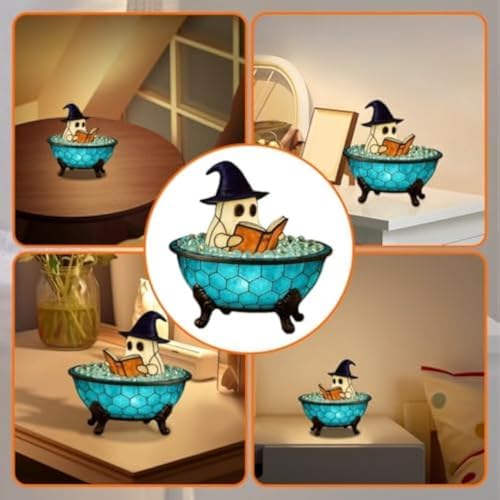 Ghost Bubble Bath Lamp Halloween Night Light