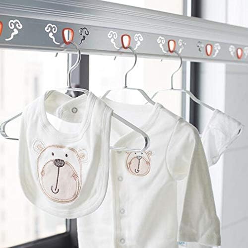 TBLOTYD Silver Metal Hangers 20 Pack Non-Slip Durable