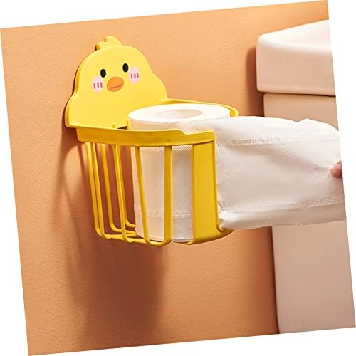 NUOBESTY 2Pcs Wall Mounted Toilet Paper Holders with Cartoon Design