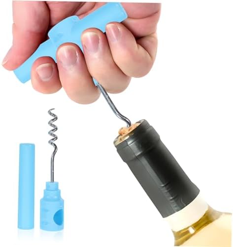 Hoement 5PCS Portable Wine Opener Set with Stopper and Cap Lifter