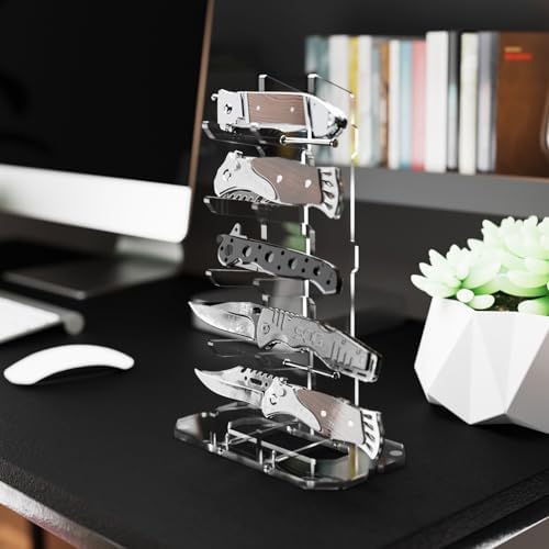Cosmos Acrylic Knife Display Stand EDC Organizer 1