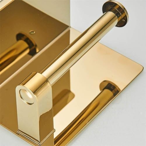 Stainless Steel Toilet Paper Holder with Phone Shelf 1