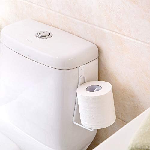 Sunyoshine Metal Over The Tank Toilet Paper Holder - White 1