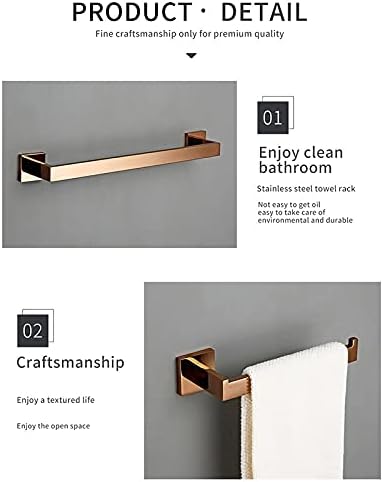 TYZK Rose Gold Wall Mounted Clothes Hook