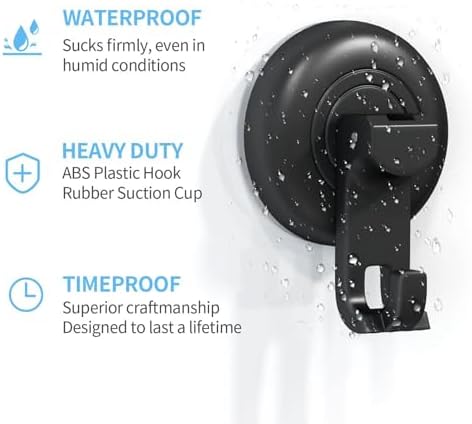 Strong Suction Cup Hooks for Shower Wall