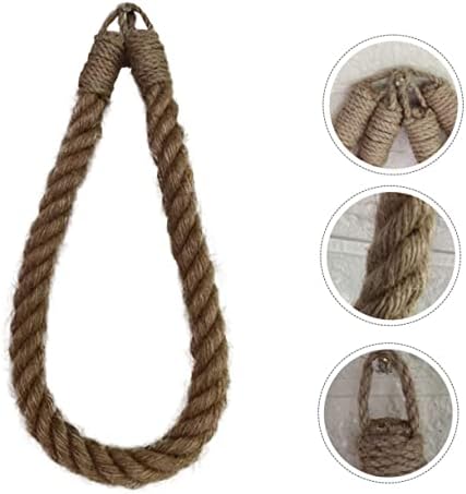 Rope Hanging Toilet Paper Holder Durable Storage Rack for Bathroom